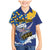 Personalised Barbados Independence Day Family Matching Mermaid Dress and Hawaiian Shirt Flying Fish Flag Pattern - Wonder Print Shop