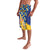 Personalised Barbados Independence Day Lavalava Flying Fish Flag Pattern - Wonder Print Shop