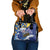 Personalised Barbados Independence Day Shoulder Handbag Flying Fish Flag Pattern