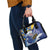 Personalised Barbados Independence Day Shoulder Handbag Flying Fish Flag Pattern