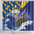 Personalised Barbados Independence Day Shower Curtain Flying Fish Flag Pattern