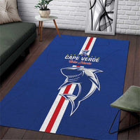 Cape Verde Football Area Rug Go Champions Blue Sharks - Wonder Print Shop