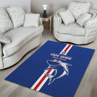 Cape Verde Football Area Rug Go Champions Blue Sharks - Wonder Print Shop