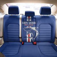 Cape Verde Football Back Car Seat Cover Go Champions Blue Sharks - Wonder Print Shop