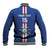 Custom Cape Verde Football Baseball Jacket Go Champions Blue Sharks - Wonder Print Shop