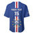 Custom Cape Verde Football Baseball Jersey Go Champions Blue Sharks - Wonder Print Shop