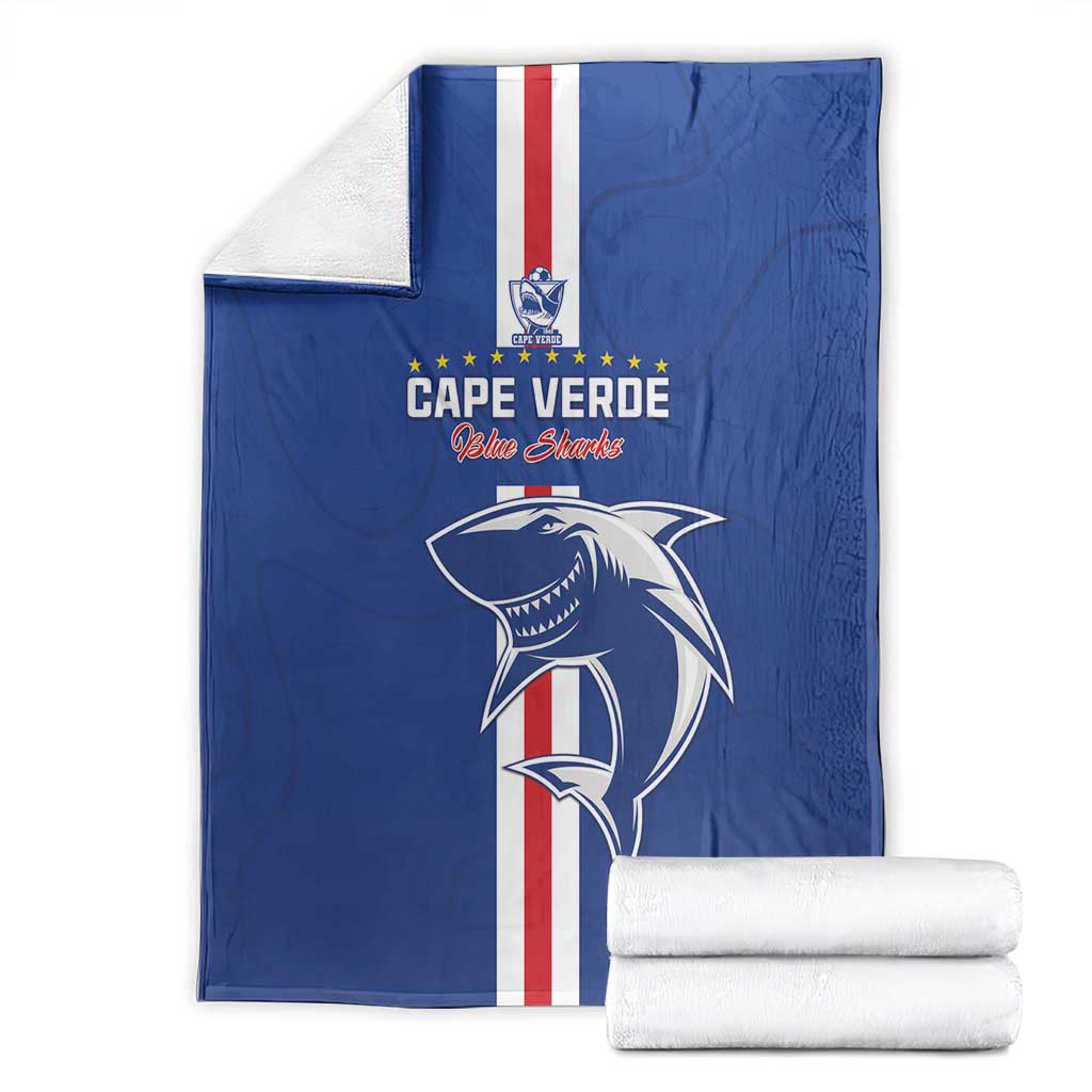 Cape Verde Football Blanket Go Champions Blue Sharks - Wonder Print Shop