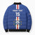 Custom Cape Verde Football Bomber Puffer Jacket Go Champions Blue Sharks - Wonder Print Shop