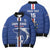 Custom Cape Verde Football Bomber Puffer Jacket Go Champions Blue Sharks - Wonder Print Shop