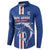 Custom Cape Verde Football Button Sweatshirt Go Champions Blue Sharks - Wonder Print Shop