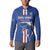 Custom Cape Verde Football Button Sweatshirt Go Champions Blue Sharks - Wonder Print Shop