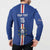 Custom Cape Verde Football Button Sweatshirt Go Champions Blue Sharks - Wonder Print Shop