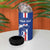 Custom Cape Verde Football 4 in 1 Can Cooler Tumbler Go Champions Blue Sharks - Wonder Print Shop