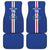 Custom Cape Verde Football Car Mats Go Champions Blue Sharks - Wonder Print Shop