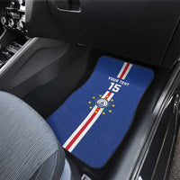Custom Cape Verde Football Car Mats Go Champions Blue Sharks - Wonder Print Shop