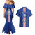 Custom Cape Verde Football Couples Matching Mermaid Dress and Hawaiian Shirt Go Champions Blue Sharks - Wonder Print Shop