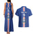 Custom Cape Verde Football Couples Matching Tank Maxi Dress and Hawaiian Shirt Go Champions Blue Sharks - Wonder Print Shop