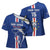 Custom Cape Verde Football Cross Shoulder Shirt Go Champions Blue Sharks - Wonder Print Shop