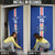 Custom Cape Verde Football Door Cover Go Champions Blue Sharks - Wonder Print Shop