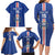 Custom Cape Verde Football Family Matching Long Sleeve Bodycon Dress and Hawaiian Shirt Go Champions Blue Sharks - Wonder Print Shop