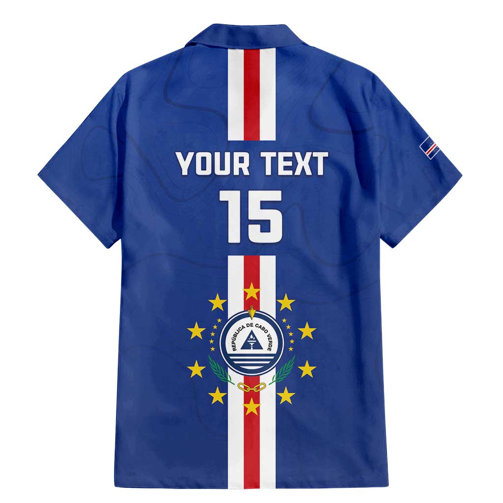 Custom Cape Verde Football Family Matching Mermaid Dress and Hawaiian Shirt Go Champions Blue Sharks - Wonder Print Shop