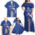 Custom Cape Verde Football Family Matching Off Shoulder Maxi Dress and Hawaiian Shirt Go Champions Blue Sharks - Wonder Print Shop
