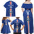 Custom Cape Verde Football Family Matching Off Shoulder Maxi Dress and Hawaiian Shirt Go Champions Blue Sharks - Wonder Print Shop