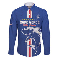 Custom Cape Verde Football Family Matching Off Shoulder Maxi Dress and Hawaiian Shirt Go Champions Blue Sharks - Wonder Print Shop