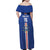 Custom Cape Verde Football Family Matching Off Shoulder Maxi Dress and Hawaiian Shirt Go Champions Blue Sharks - Wonder Print Shop