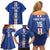 Custom Cape Verde Football Family Matching Off Shoulder Short Dress and Hawaiian Shirt Go Champions Blue Sharks - Wonder Print Shop