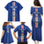Custom Cape Verde Football Family Matching Puletasi and Hawaiian Shirt Go Champions Blue Sharks - Wonder Print Shop