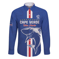 Custom Cape Verde Football Family Matching Short Sleeve Bodycon Dress and Hawaiian Shirt Go Champions Blue Sharks - Wonder Print Shop