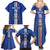 Custom Cape Verde Football Family Matching Summer Maxi Dress and Hawaiian Shirt Go Champions Blue Sharks - Wonder Print Shop
