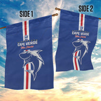Cape Verde Football Garden Flag Go Champions Blue Sharks - Wonder Print Shop