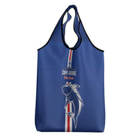 Cape Verde Football Grocery Bag Go Champions Blue Sharks - Wonder Print Shop