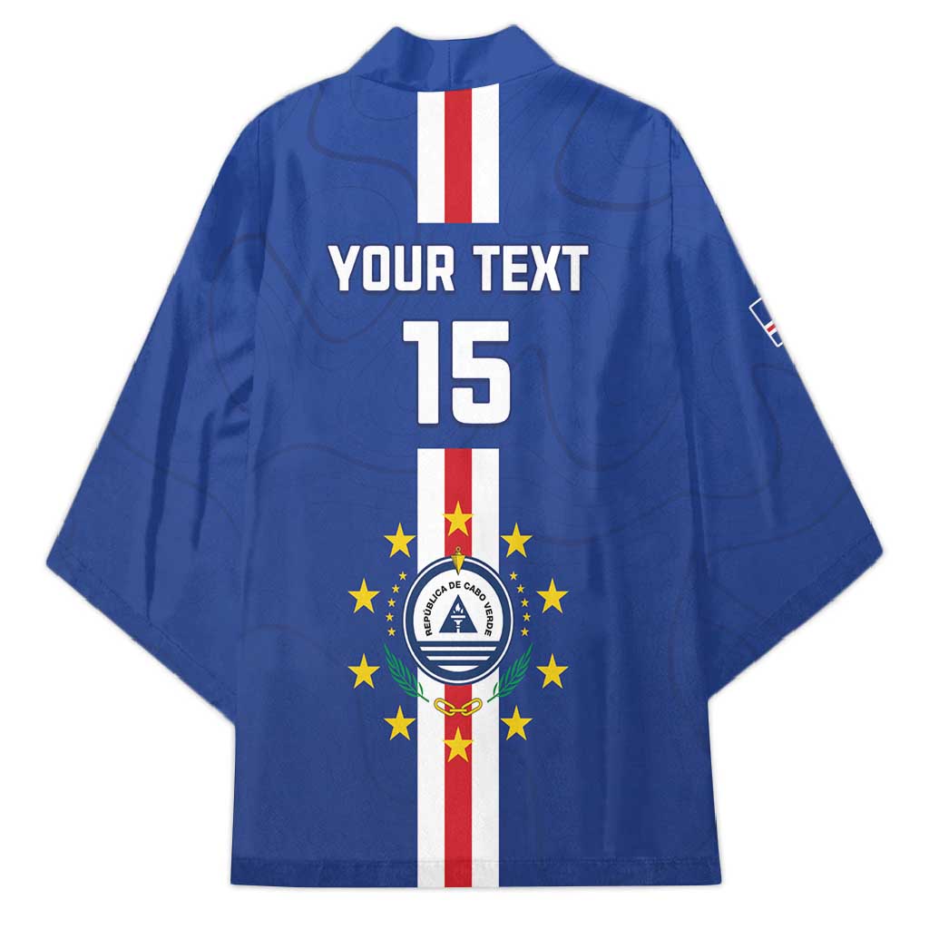 Custom Cape Verde Football Kimono Go Champions Blue Sharks - Wonder Print Shop