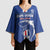 Custom Cape Verde Football Kimono Sleeve Blouse Go Champions Blue Sharks - Wonder Print Shop