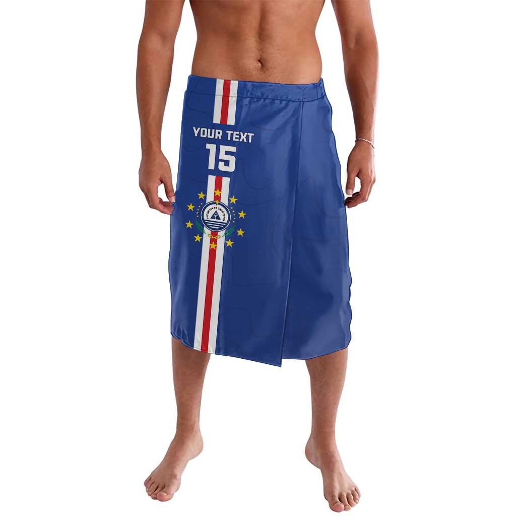 Custom Cape Verde Football Lavalava Go Champions Blue Sharks - Wonder Print Shop