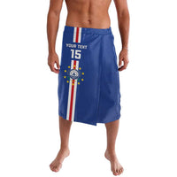 Custom Cape Verde Football Lavalava Go Champions Blue Sharks - Wonder Print Shop