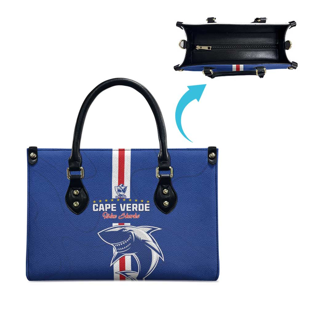 Cape Verde Football Leather Bag Go Champions Blue Sharks - Wonder Print Shop
