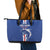 Cape Verde Football Leather Tote Bag Go Champions Blue Sharks - Wonder Print Shop