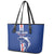 Cape Verde Football Leather Tote Bag Go Champions Blue Sharks - Wonder Print Shop