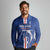 Custom Cape Verde Football Long Sleeve Polo Shirt Go Champions Blue Sharks - Wonder Print Shop