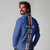 Custom Cape Verde Football Long Sleeve Polo Shirt Go Champions Blue Sharks - Wonder Print Shop