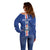 Custom Cape Verde Football Off Shoulder Sweater Go Champions Blue Sharks - Wonder Print Shop