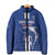 Custom Cape Verde Football Padded Jacket Go Champions Blue Sharks - Wonder Print Shop