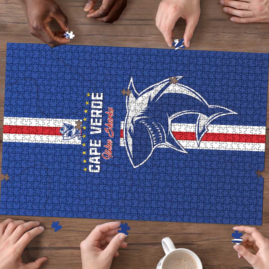 Cape Verde Football Puzzle Go Champions Blue Sharks - Wonder Print Shop
