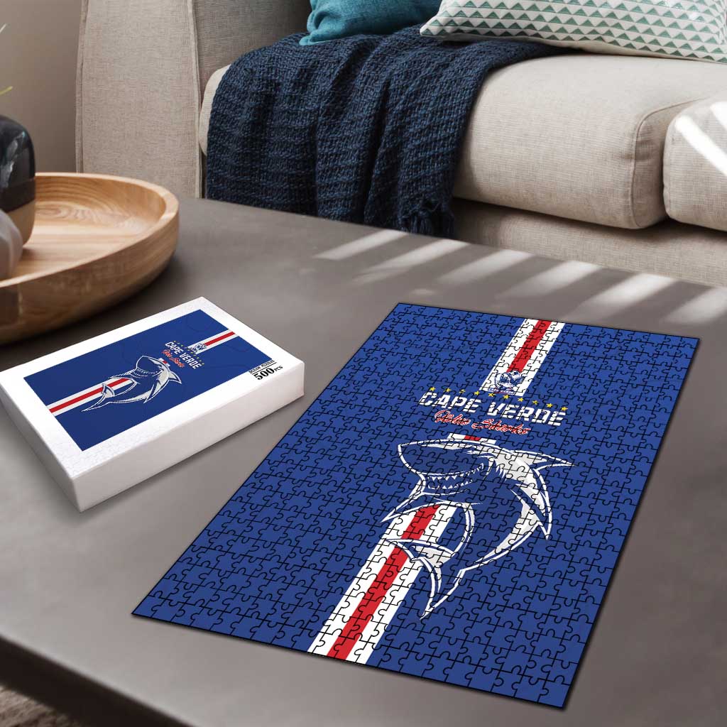 Cape Verde Football Puzzle Go Champions Blue Sharks - Wonder Print Shop