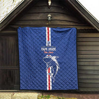 Cape Verde Football Quilt Go Champions Blue Sharks - Wonder Print Shop