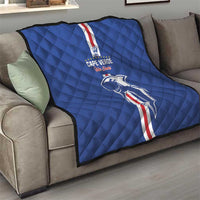 Cape Verde Football Quilt Go Champions Blue Sharks - Wonder Print Shop